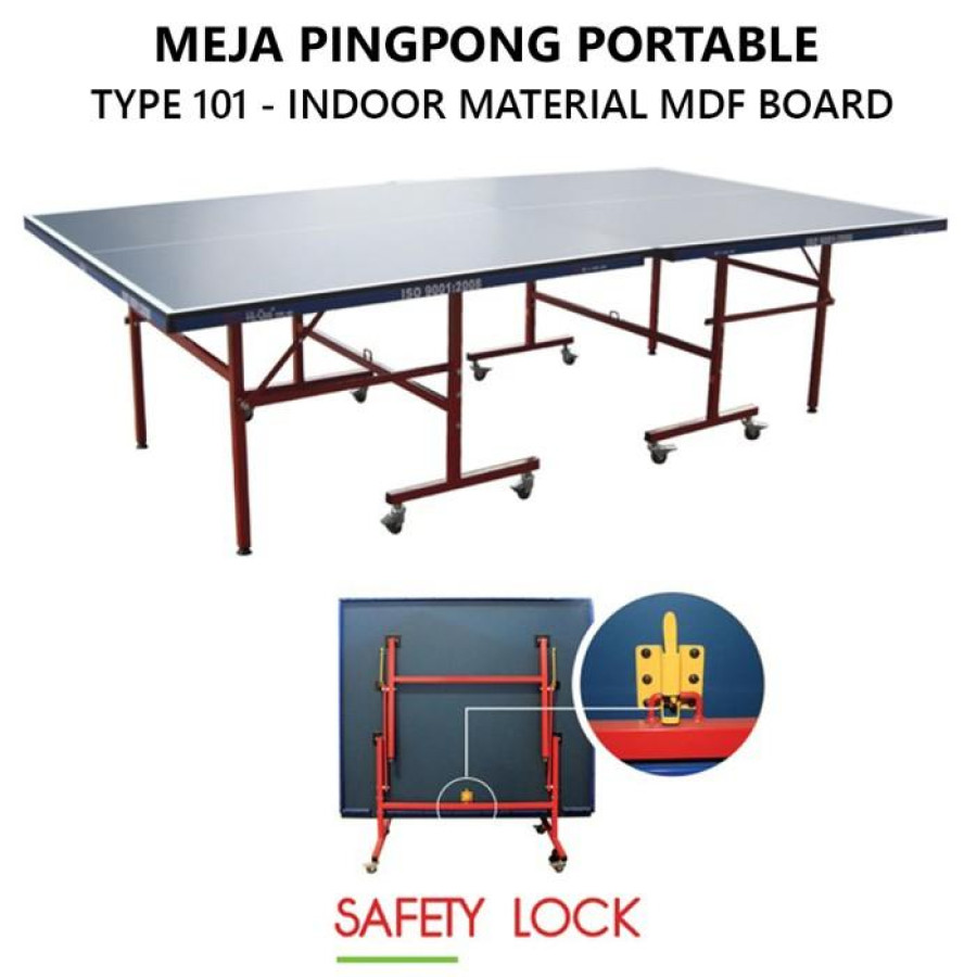 Hi-Qua Meja Ping Pong atau Tenis Meja Type 101 - utama