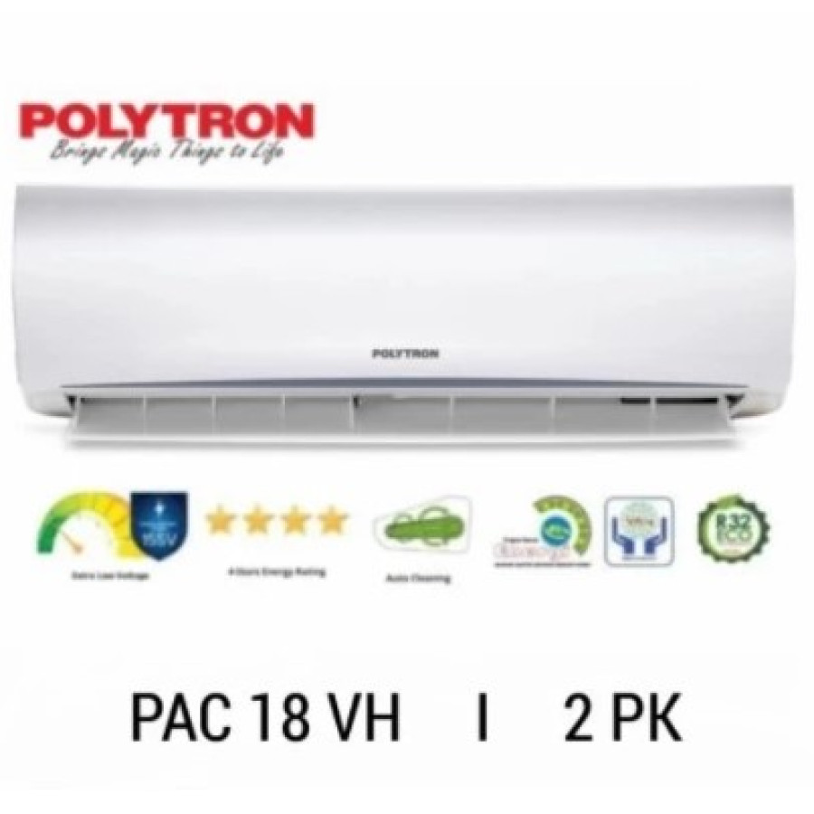 POLYTRON AC Deluxe2 2 PK PAC 18VH (INSTALASI 2 METER)