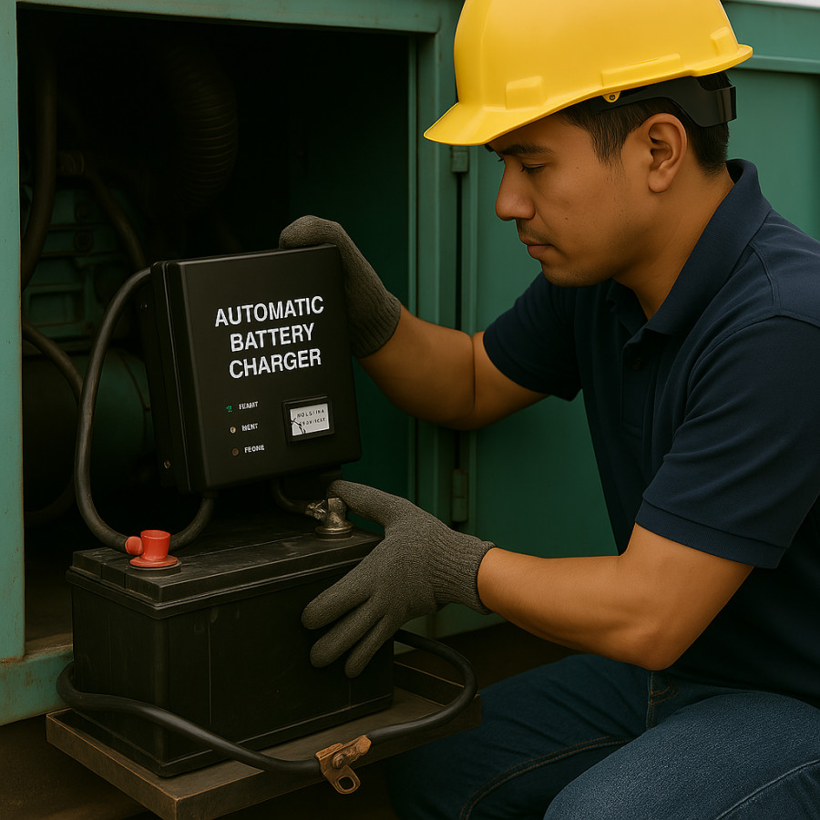 Penggantian  dan Instalasi Accu Genset