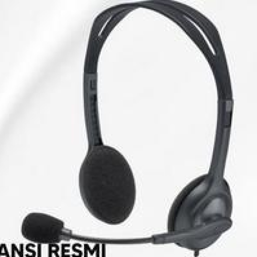 Headset Logitech H111 c/w kabel extend 2mtr - utama