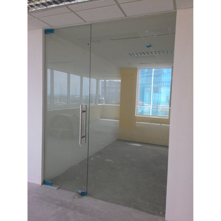PINTU KACA# PINTU UTAMA KANTOR , CV.MELDA - depan