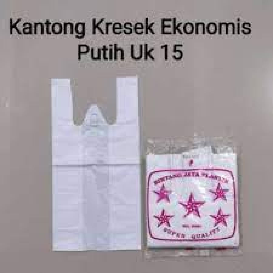 Kantong kresek putih Obat - detail