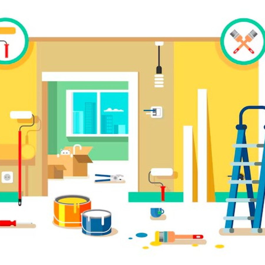 PEMASANGAN WALLPAPER DINDING per Meter Persegi