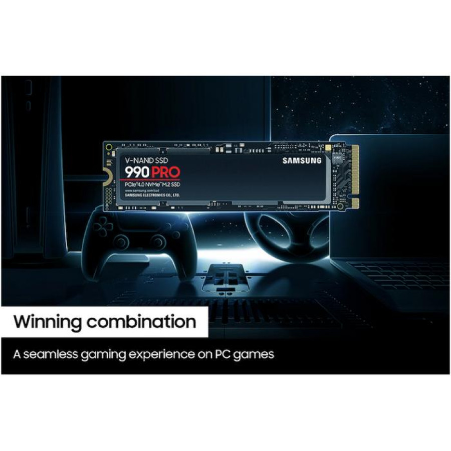 SAMSUNG 990 PRO 2TB PCIe 4.0 gen4 NVMe SSD - MZ-V9P2T0BW - detail