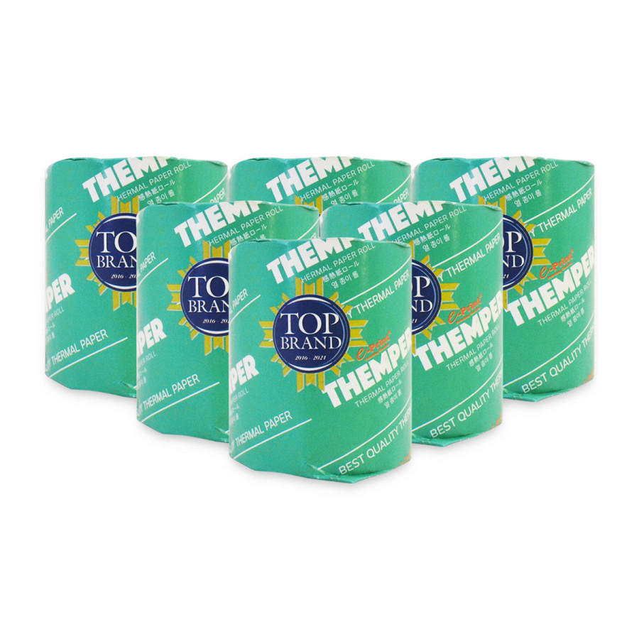 Kertas Thermal 57X50 Themper E-Print Eco Hijau Top Brand - utama