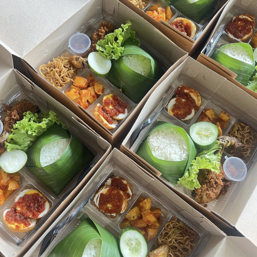 Paket lengkap nasi dus - detail