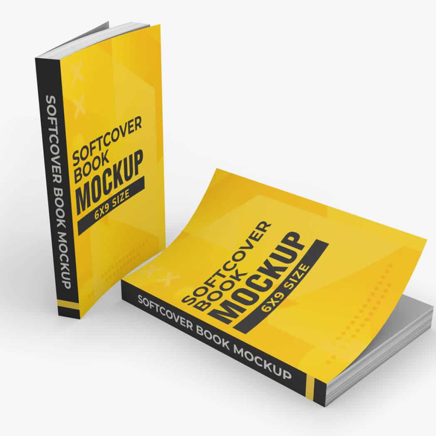 Cetak Buku Jilid Softcover Tipe B - samping