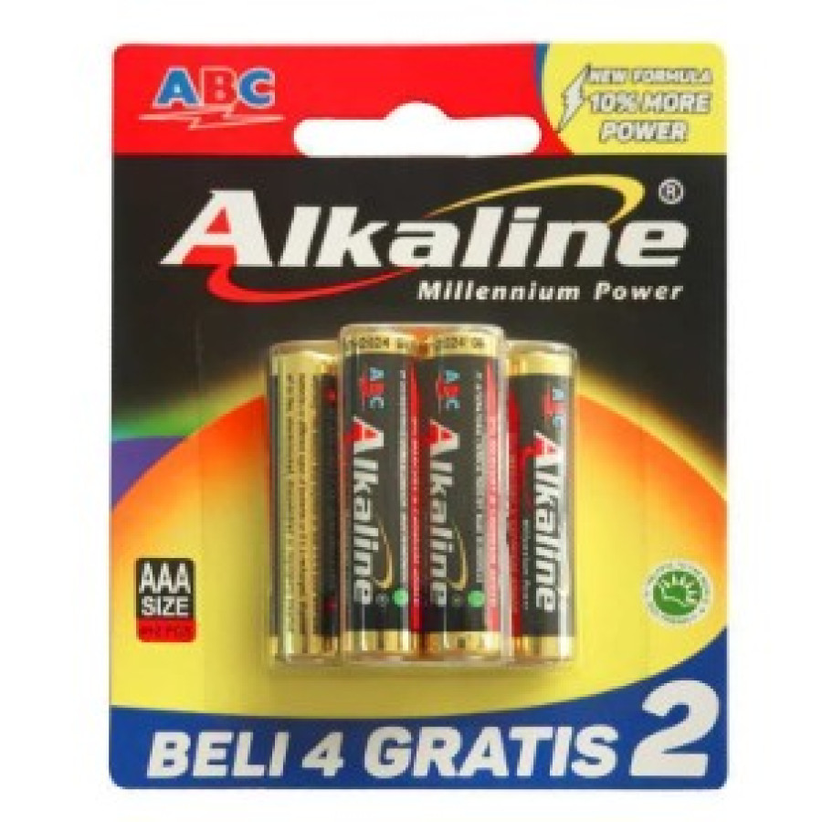 Baterai Alkaline AAA isi 4 pcs