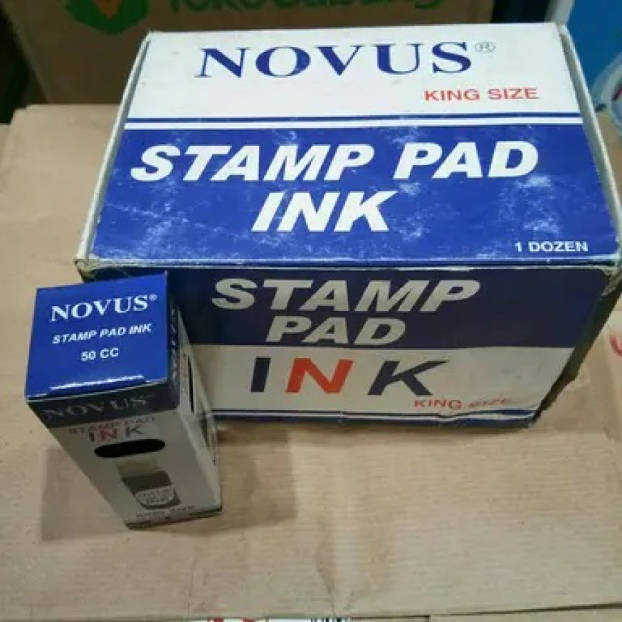 Tinta Stamp Pad Merk Novus