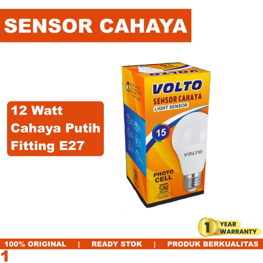 LAMPU LED SENSOR CAHAYA