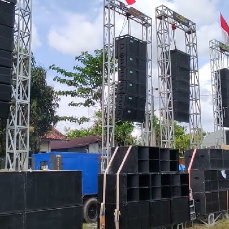 Tenda Rigging dan Gawangan Sound Gantung - depan