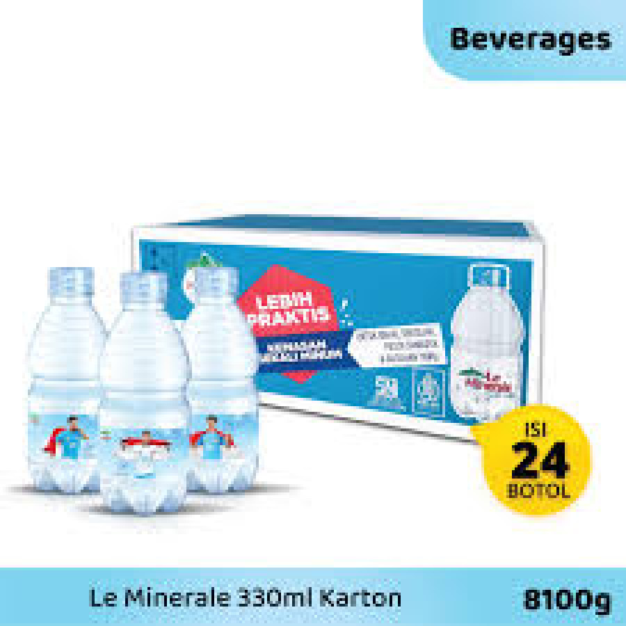 le minerale karton 330ml