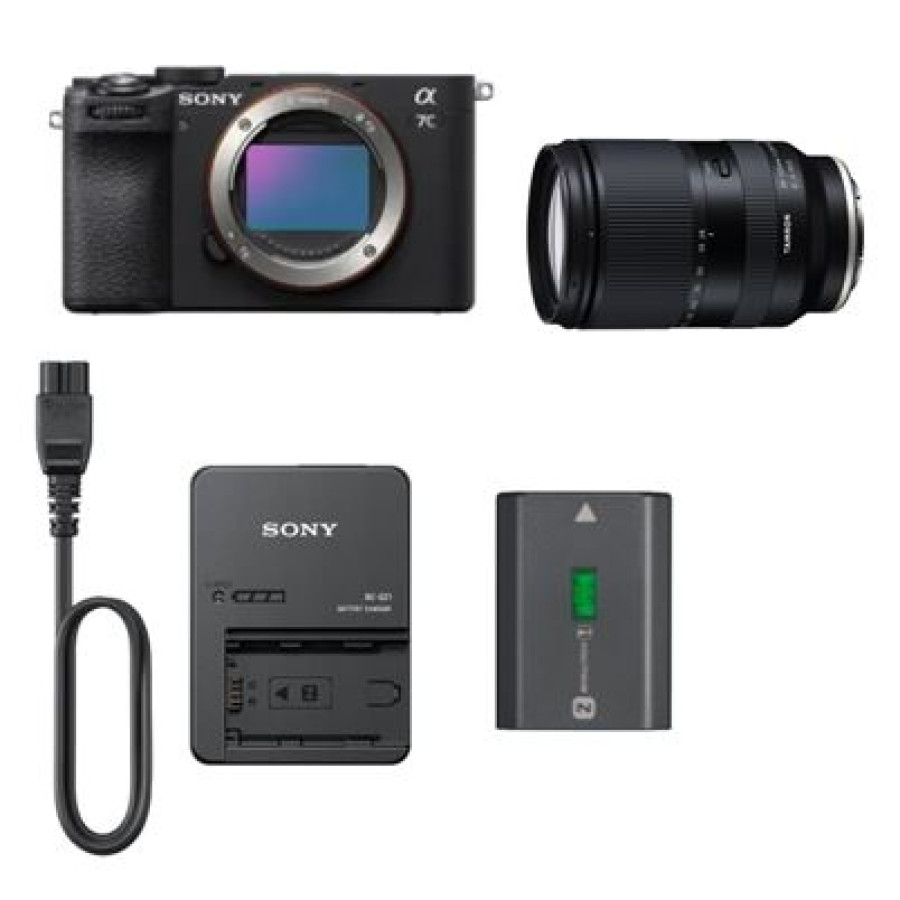 PAKET SONY ALPHA A7C II + LENSA + BATRAI & CHARGER