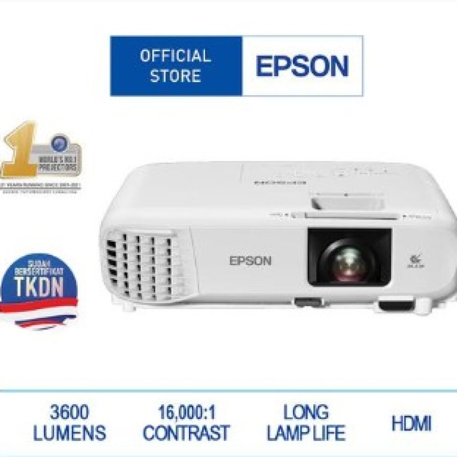 Epson EB X600 Projector TKDN XGA 3600 Lumens - depan