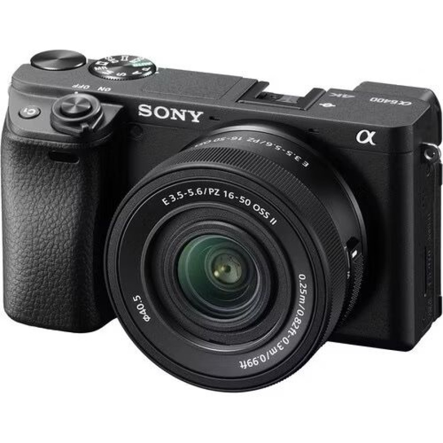 PAKET KAMERA SONY Alpha A6400 Kit 16-50mm f/3.5-5.6 II - depan