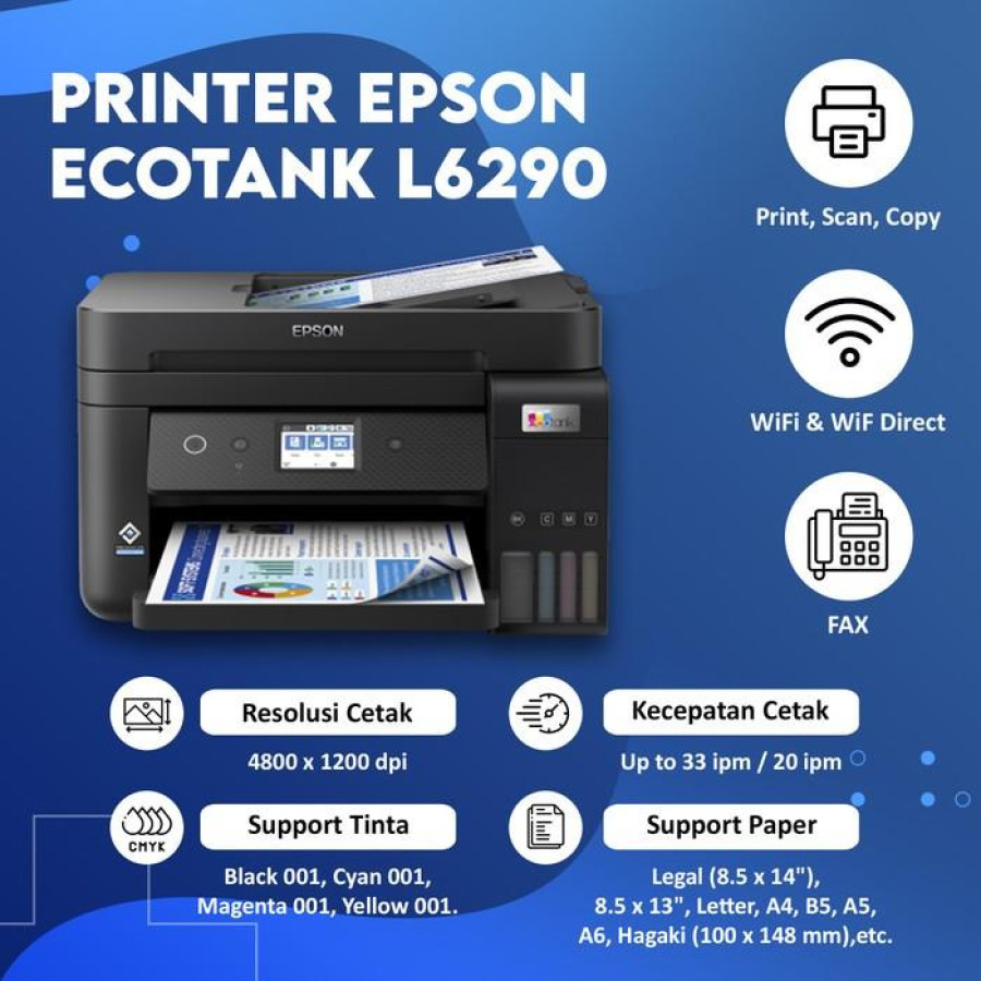 Printer Epson L6290 Duplex Wireless Print Copy Scan All in One - detail