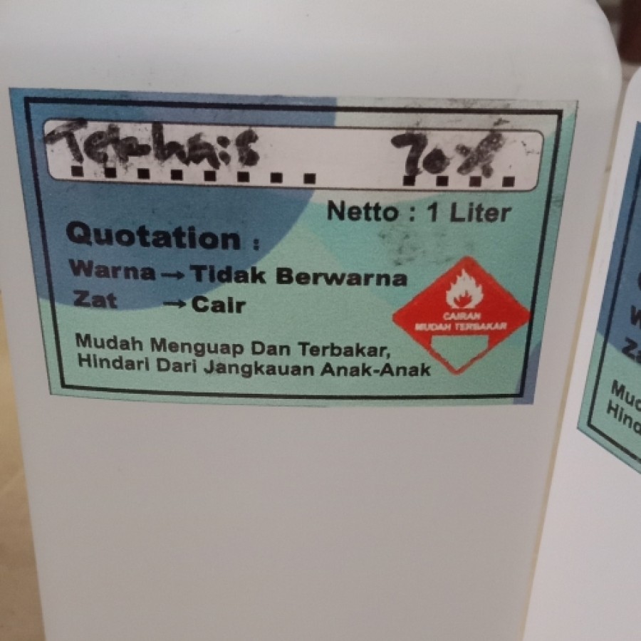 Alkohol 70% - 1 Liter - utama