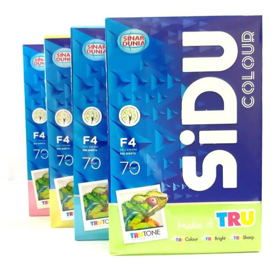 Kertas HVS Warna 70Gr SIDU - utama