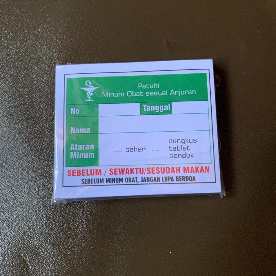 Sticker Obat