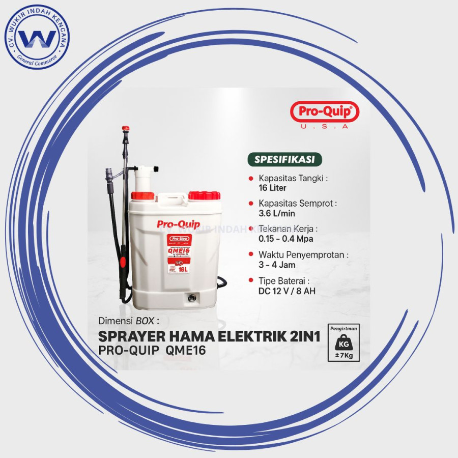 Sprayer Hama Elektrik 2in1 Pro Quip QME16