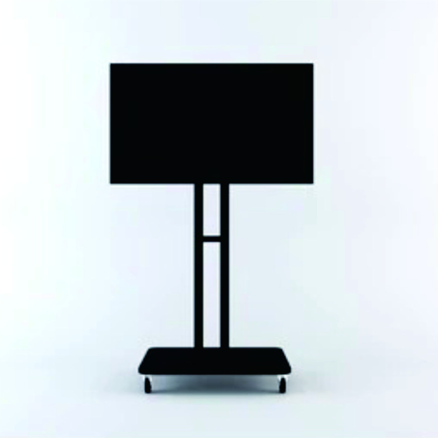 TV PLASMA DAN STAND - depan