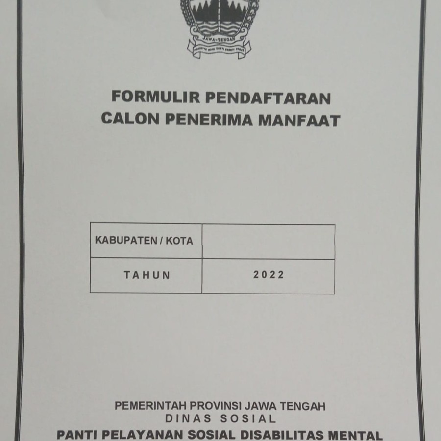 formulir pendaftaran