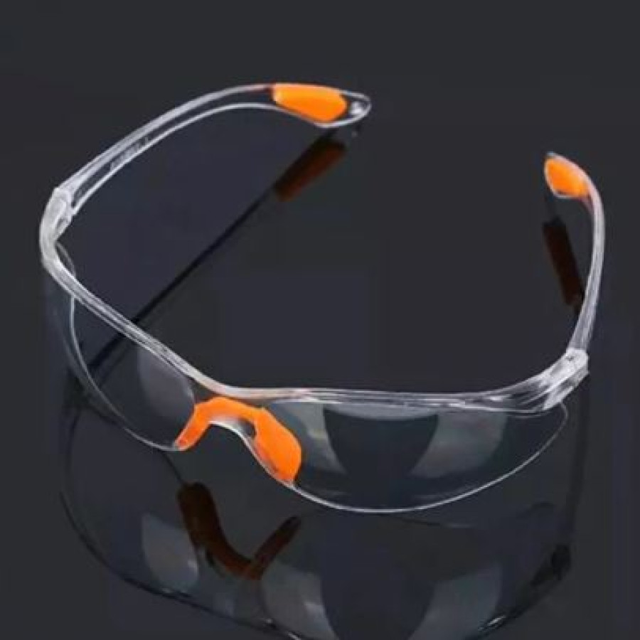 Kacamata Safety Bening / Safety Glasses Clear - utama