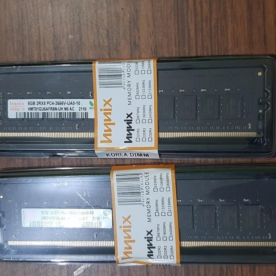 Memory/RAM Longdimm/Udimm Sodimm Hynix DDR4 8GB - detail