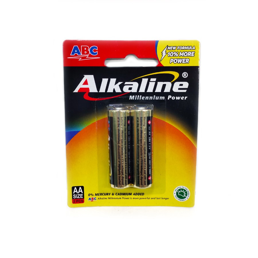 BATERAI ALKALIN AA/A2 1 PACK ISI 2 PCS