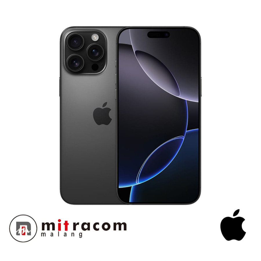 Apple iPhone 16 Pro Max 1TB Black Titanium ID - utama
