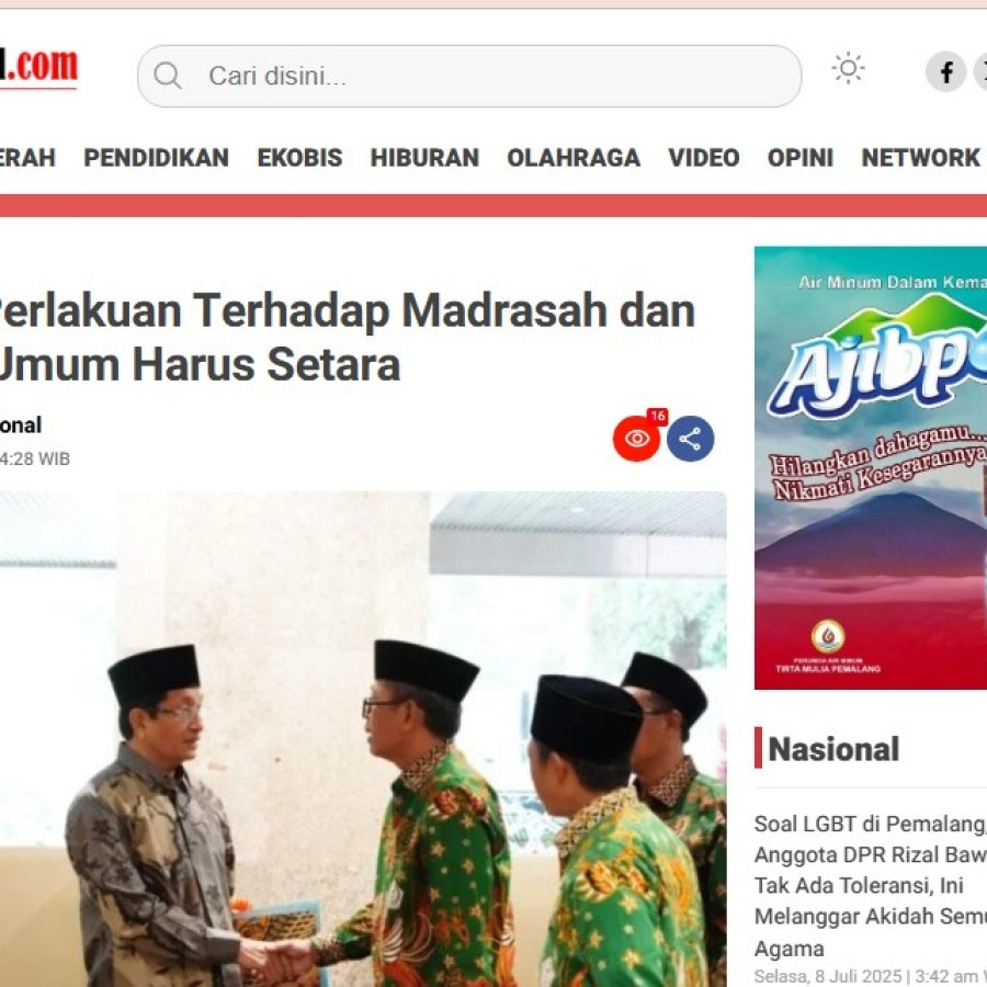 Advertorial di Media Online WartaNasional.com - depan