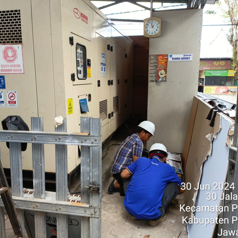 PERBAIKAN GROUNDING GENSET DAYA 550 KVA - utama