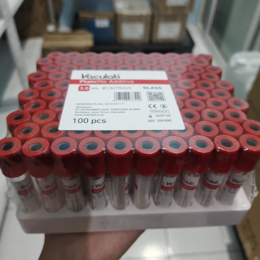 RED PLAIN 3 ML ONEMED - depan