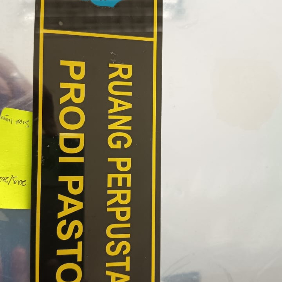 Custom Papan Nama Ruangan Gantung