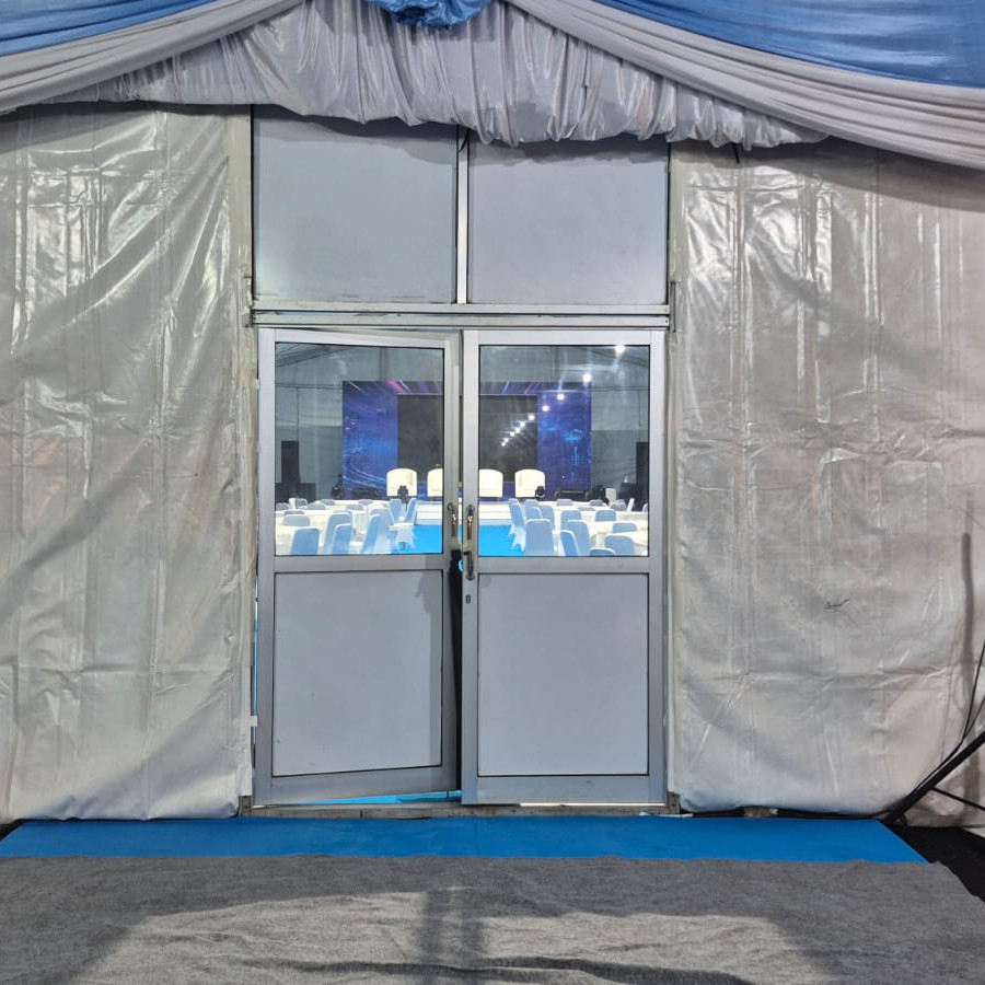 Sewa Tempat /Tenda Rouder Pameran - samping