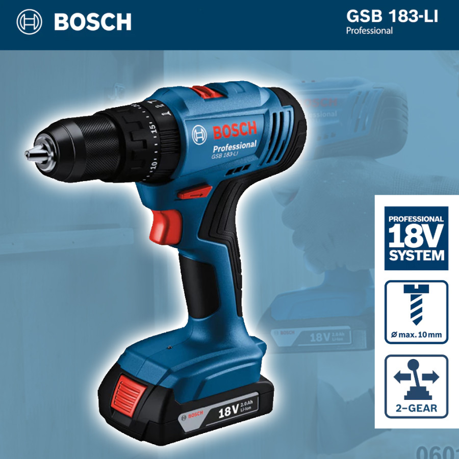 Mesin Bor Tangan, Baterai 18 Volt