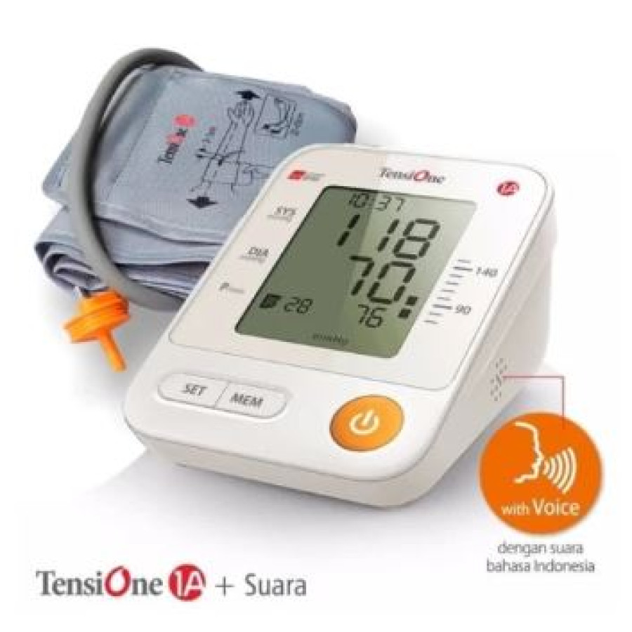 Digital TensiOne 1A Onemed - Dengan Suara + Adaptor
