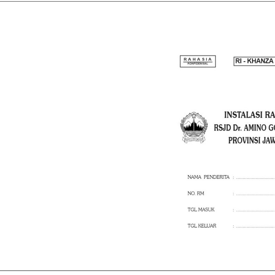 DRM RAWAT INAP KHANZA - depan