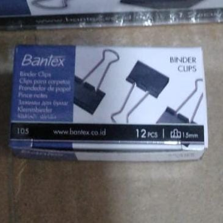 Binder clips no. 105 merk bantex