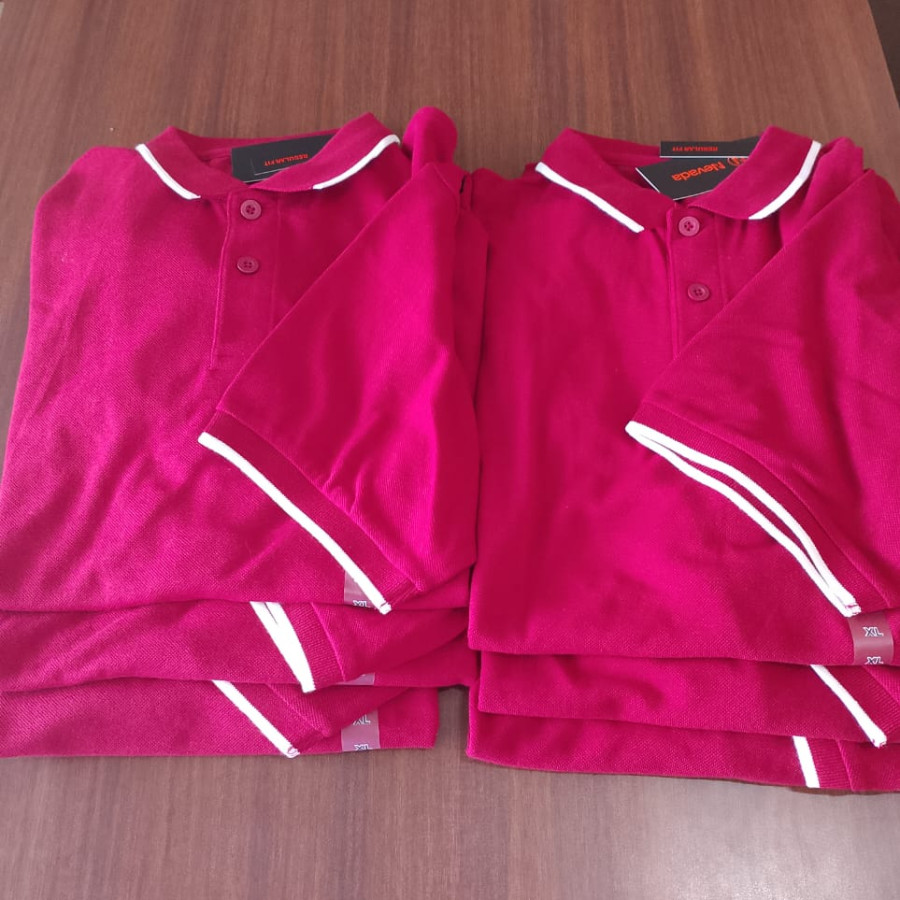 Polo Shirt Kaos Olahraga Lengan Panjang Allsize