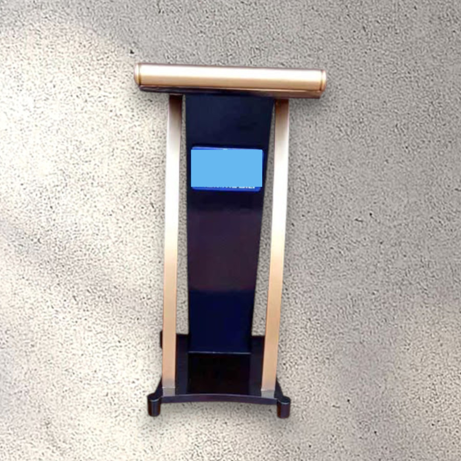 Mimbar podium akrilik custom - samping
