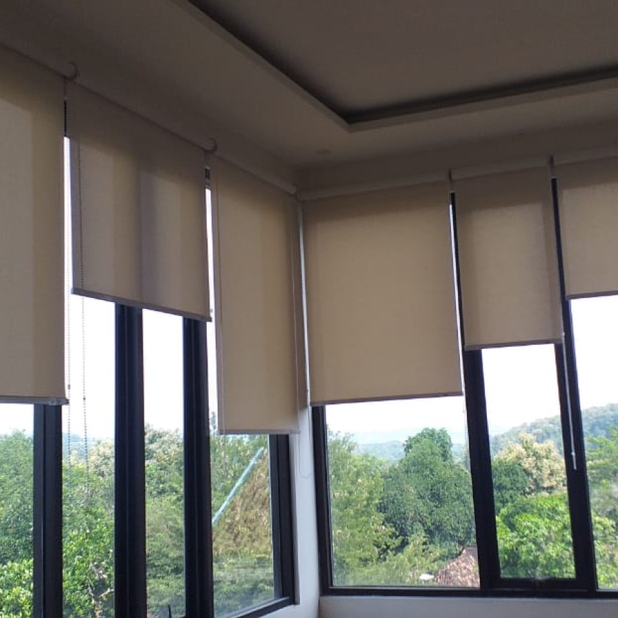roller blinds delux - depan