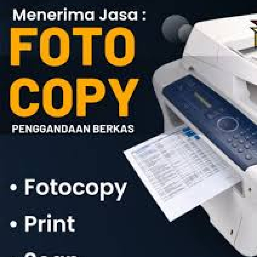 Fotocopy Kertas putih